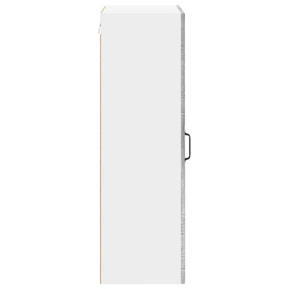 vidaXL Wall Cabinet LUCCA Grey Sonoma 50 x 31 x 100 cm Engineered Wood