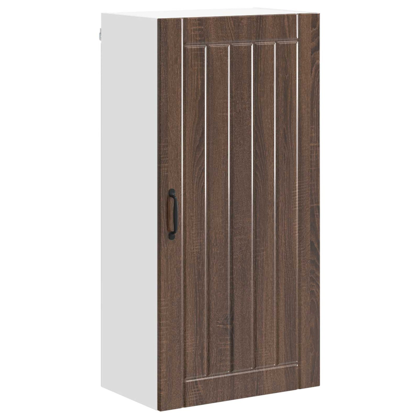 vidaXL Wall Cabinet LUCCA Brown Oak 50 x 31 x 100 cm Engineered Wood