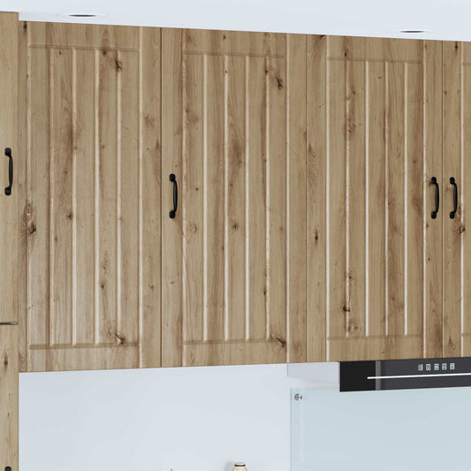 vidaXL Wall Cabinet LUCCA Artisan Oak 50 x 31 x 100 cm Engineered Wood