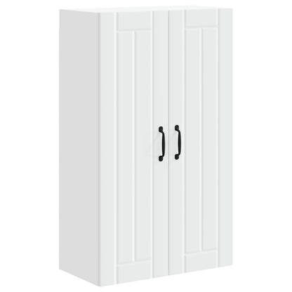 vidaXL Wall Cabinet LUCCA White 60 x 31 x 100 cm Engineered Wood