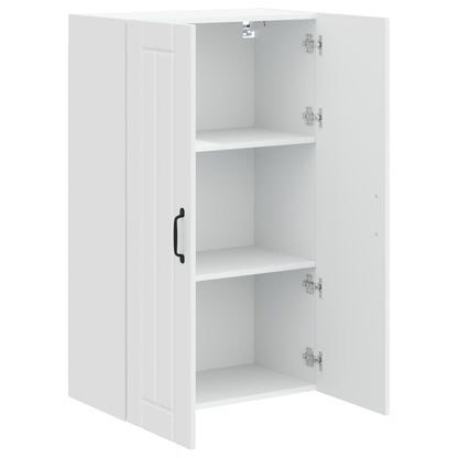 vidaXL Wall Cabinet LUCCA White 60 x 31 x 100 cm Engineered Wood