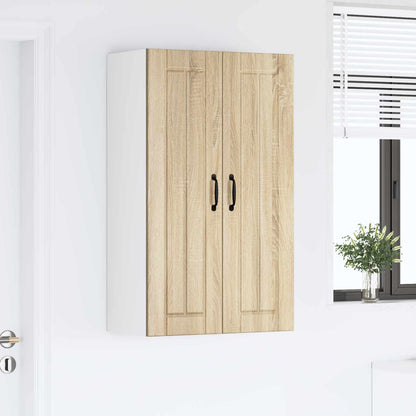 vidaXL Wall Cabinet LUCCA Sonoma Oak 60 x 31 x 100 cm Engineered Wood