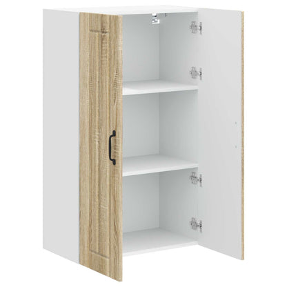 vidaXL Wall Cabinet LUCCA Sonoma Oak 60 x 31 x 100 cm Engineered Wood