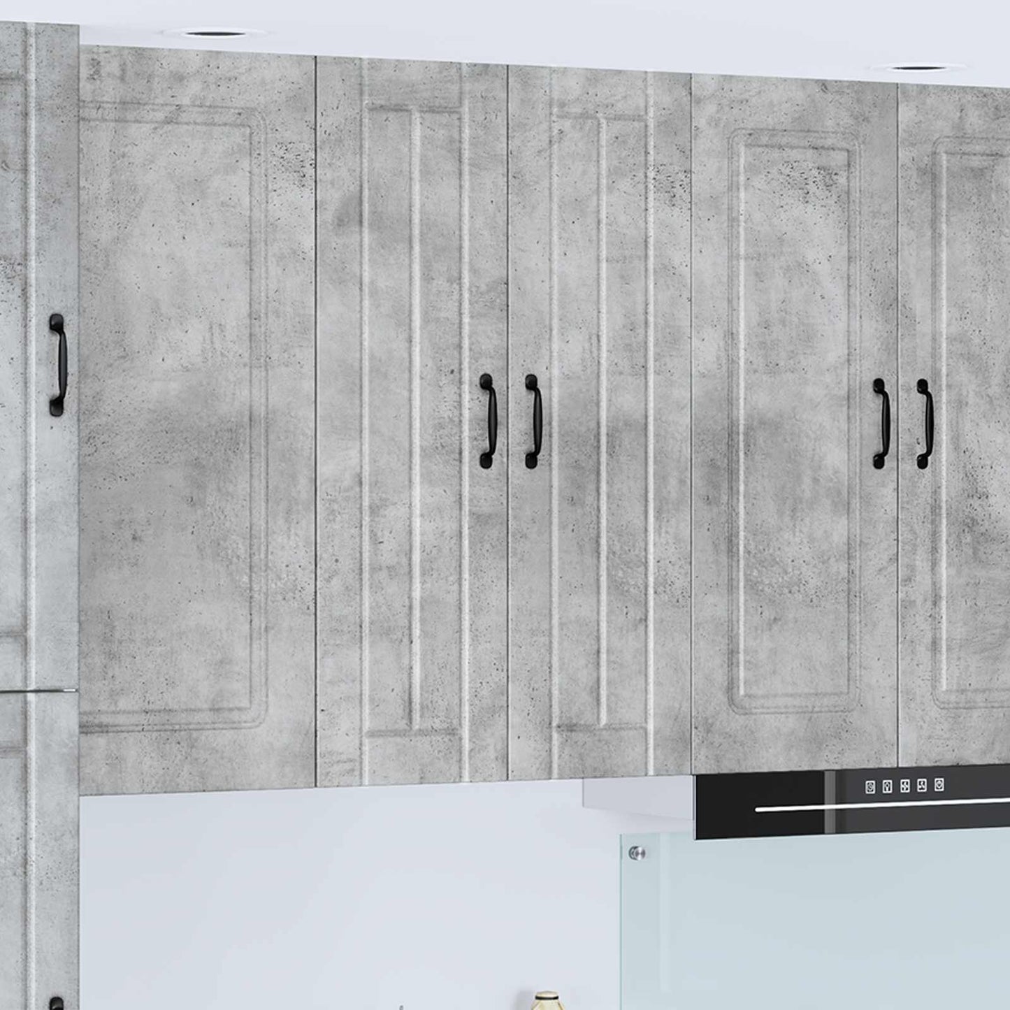 vidaXL Wall Cabinet LUCCA Concrete Grey 60 x 31 x 100 cm