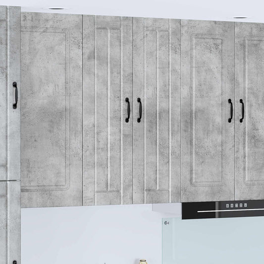 vidaXL Wall Cabinet LUCCA Concrete Grey 60 x 31 x 100 cm