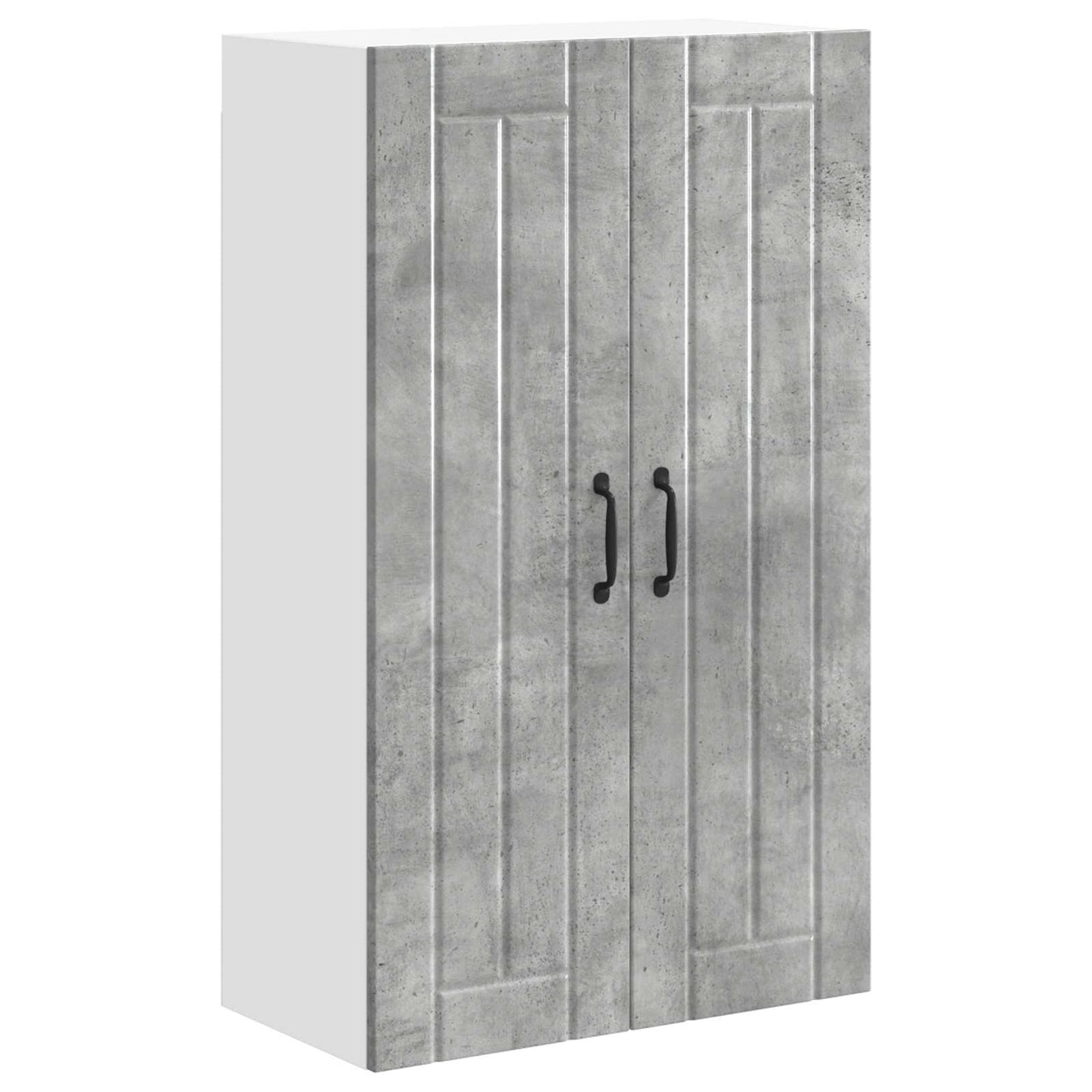 vidaXL Wall Cabinet LUCCA Concrete Grey 60 x 31 x 100 cm