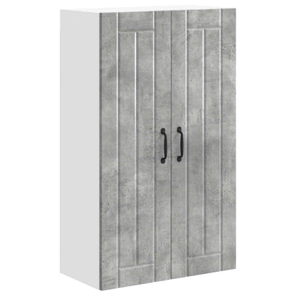 vidaXL Wall Cabinet LUCCA Concrete Grey 60 x 31 x 100 cm