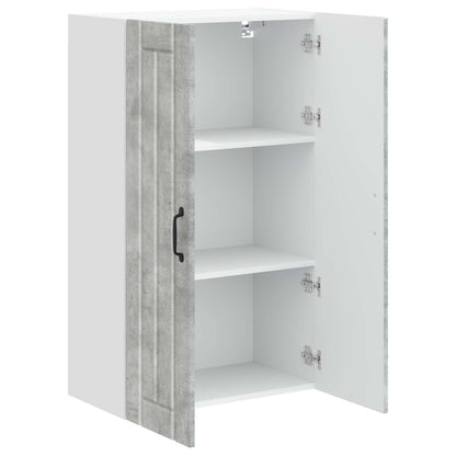 vidaXL Wall Cabinet LUCCA Concrete Grey 60 x 31 x 100 cm
