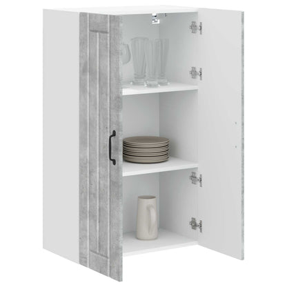 vidaXL Wall Cabinet LUCCA Concrete Grey 60 x 31 x 100 cm