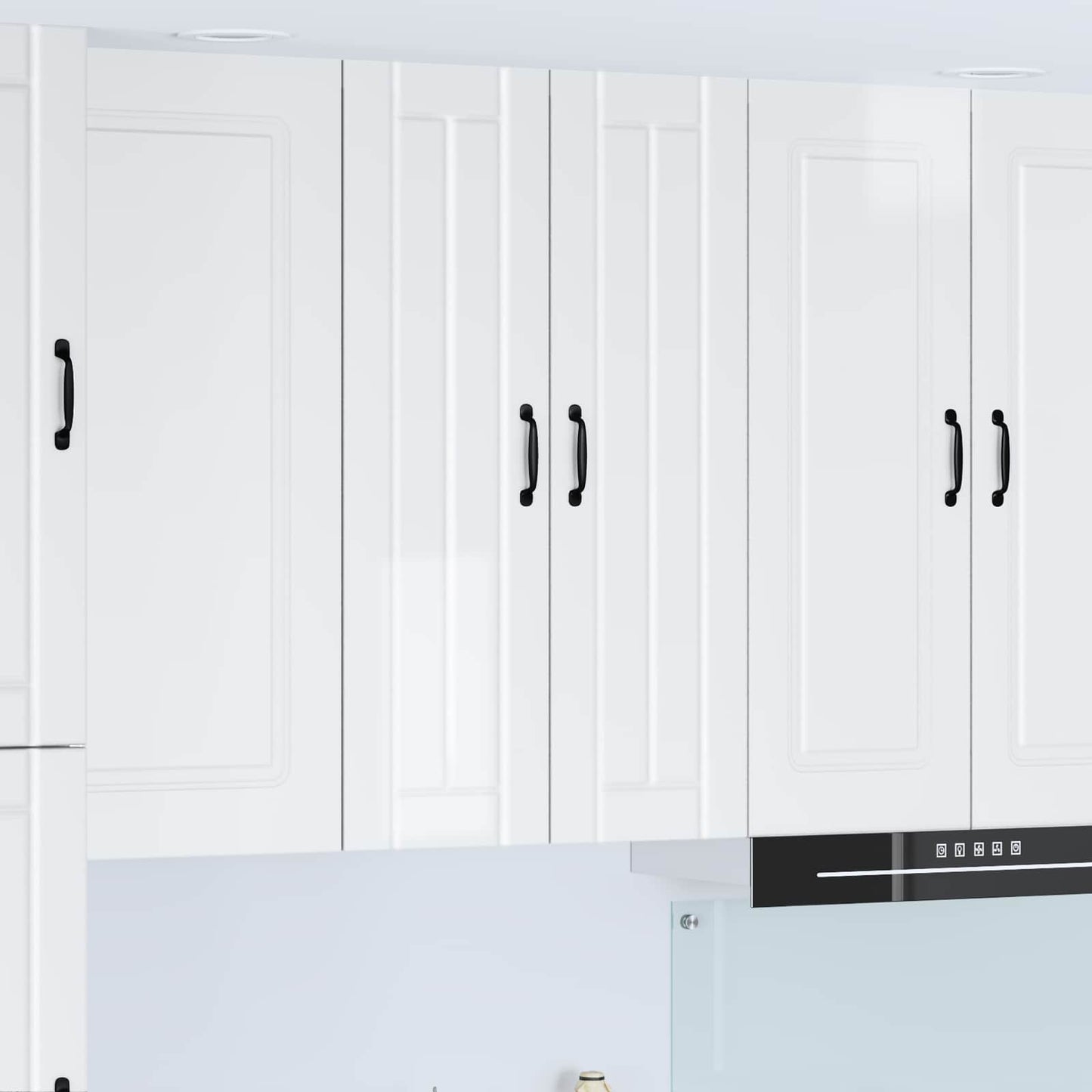 vidaXL Wall Cabinet LUCCA High Gloss White 60 x 31 x 100 cm