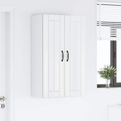 vidaXL Wall Cabinet LUCCA High Gloss White 60 x 31 x 100 cm