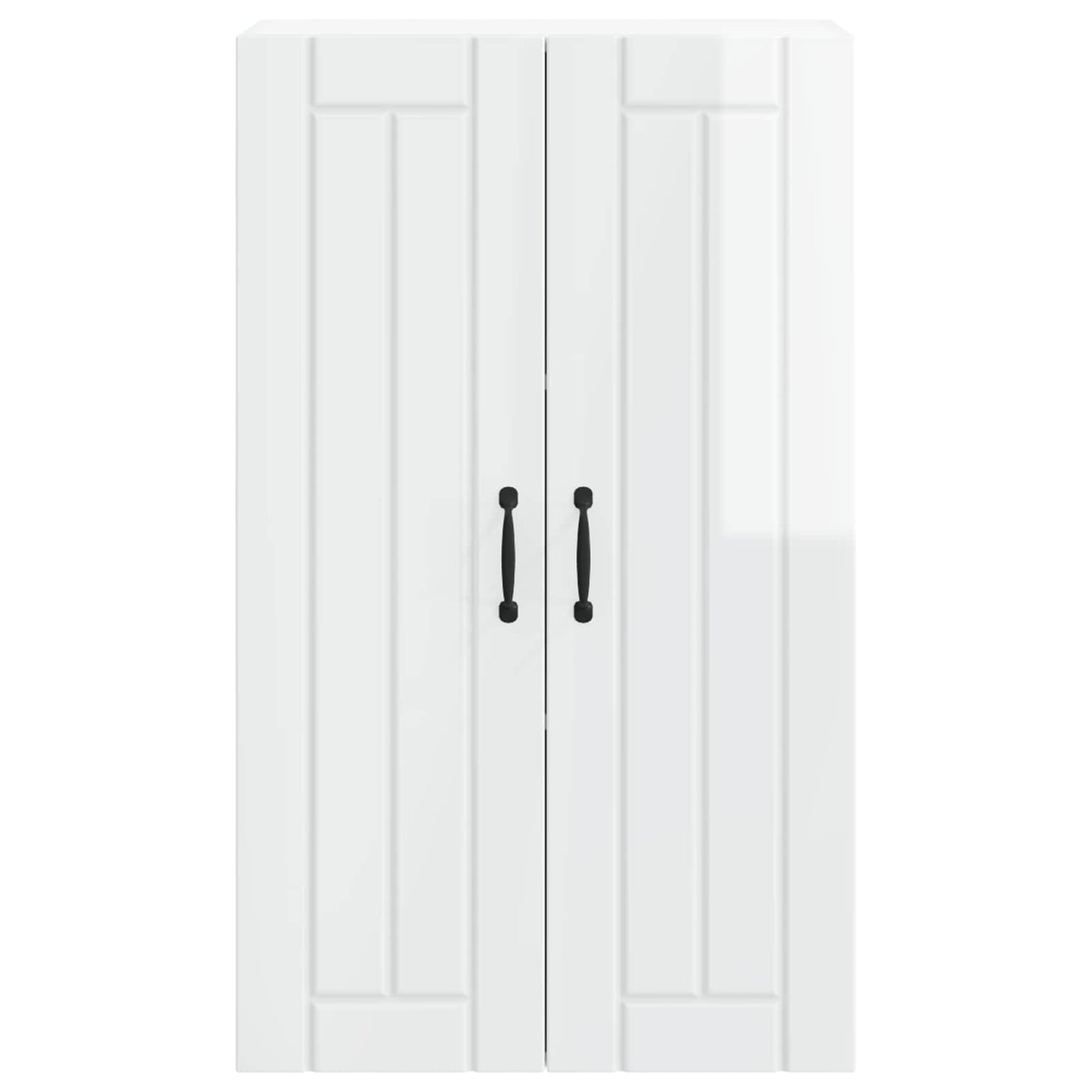 vidaXL Wall Cabinet LUCCA High Gloss White 60 x 31 x 100 cm