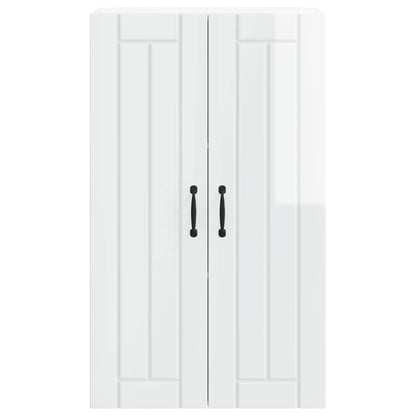 vidaXL Wall Cabinet LUCCA High Gloss White 60 x 31 x 100 cm