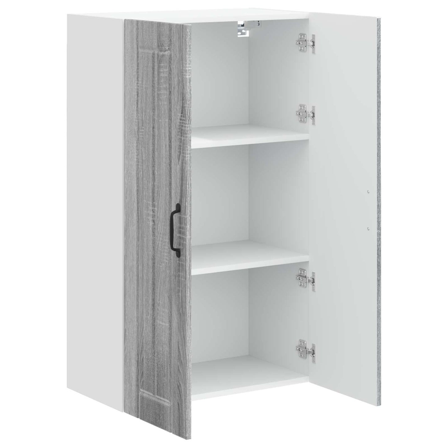 vidaXL Wall Cabinet LUCCA Grey Sonoma 60 x 31 x 100 cm Engineered Wood
