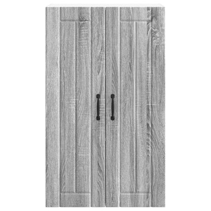 vidaXL Wall Cabinet LUCCA Grey Sonoma 60 x 31 x 100 cm Engineered Wood