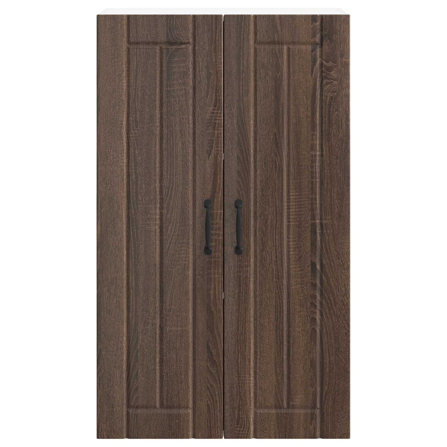 vidaXL Wall Cabinet LUCCA Brown Oak 60 x 31 x 100 cm Engineered Wood