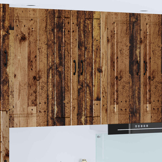 vidaXL Wall Cabinet LUCCA Old Wood 60 x 31 x 100 cm Engineered Wood