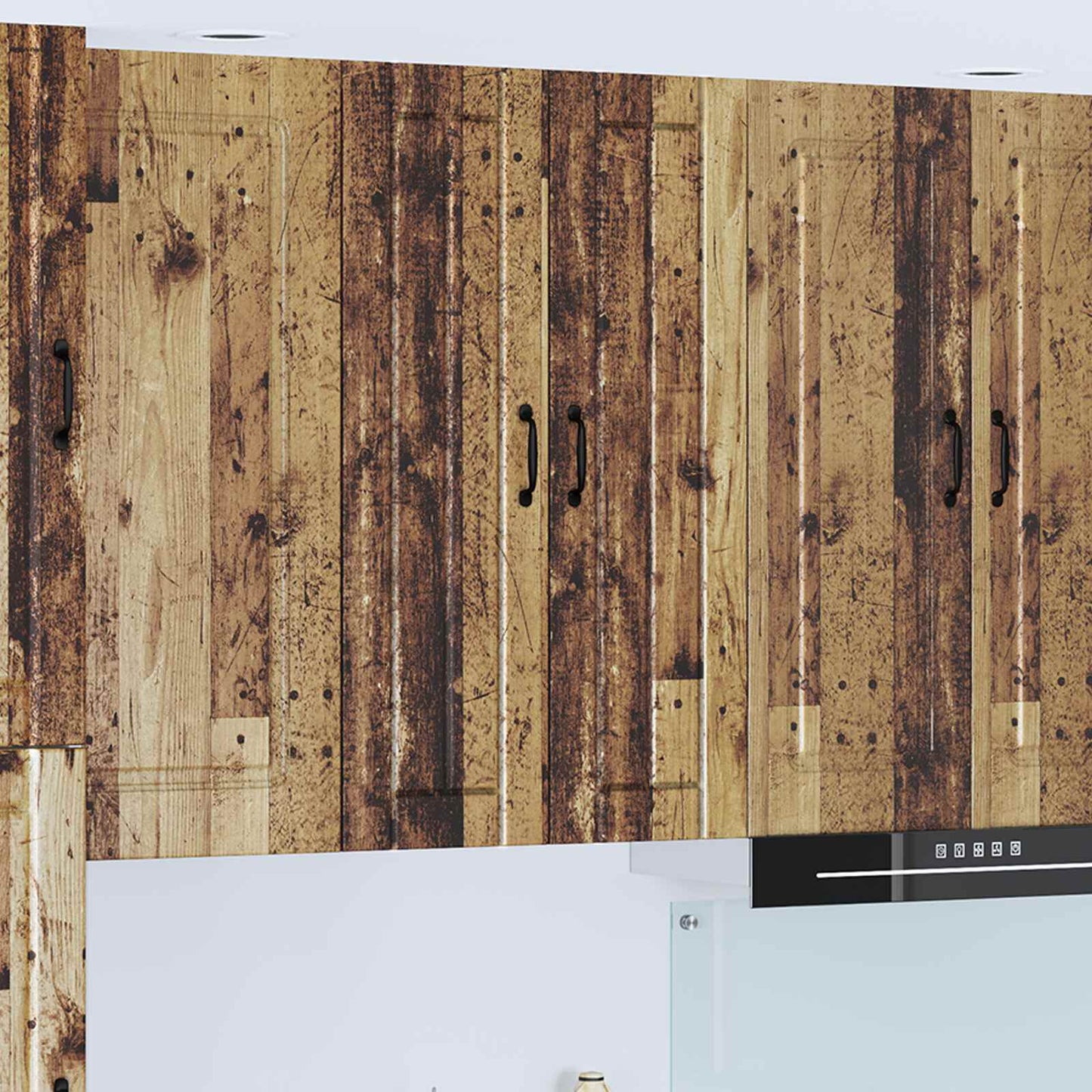 vidaXL Wall Cabinet LUCCA Old Wood 60 x 31 x 100 cm Engineered Wood