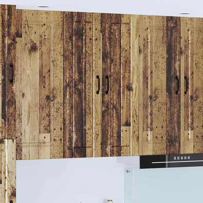 vidaXL Wall Cabinet LUCCA Old Wood 60 x 31 x 100 cm Engineered Wood
