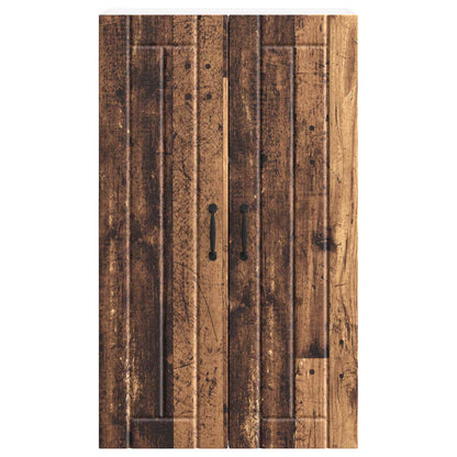 vidaXL Wall Cabinet LUCCA Old Wood 60 x 31 x 100 cm Engineered Wood