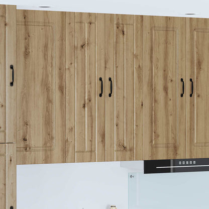 vidaXL Wall Cabinet LUCCA Artisan Oak 60 x 31 x 100 cm Engineered Wood