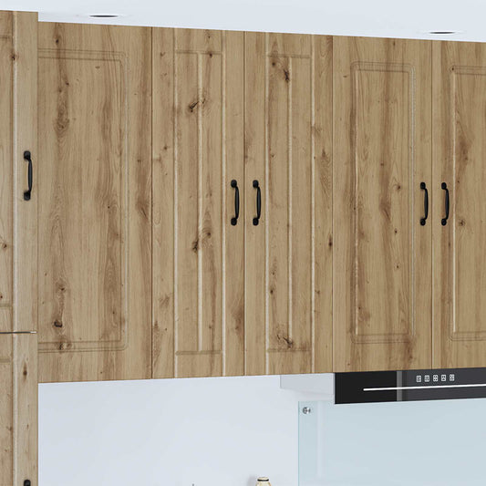 vidaXL Wall Cabinet LUCCA Artisan Oak 60 x 31 x 100 cm Engineered Wood