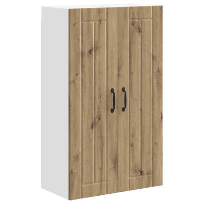 vidaXL Wall Cabinet LUCCA Artisan Oak 60 x 31 x 100 cm Engineered Wood