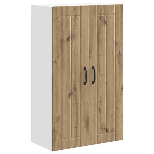 vidaXL Wall Cabinet LUCCA Artisan Oak 60 x 31 x 100 cm Engineered Wood