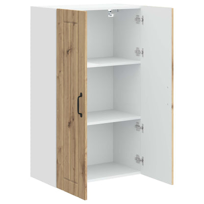 vidaXL Wall Cabinet LUCCA Artisan Oak 60 x 31 x 100 cm Engineered Wood