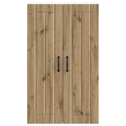 vidaXL Wall Cabinet LUCCA Artisan Oak 60 x 31 x 100 cm Engineered Wood