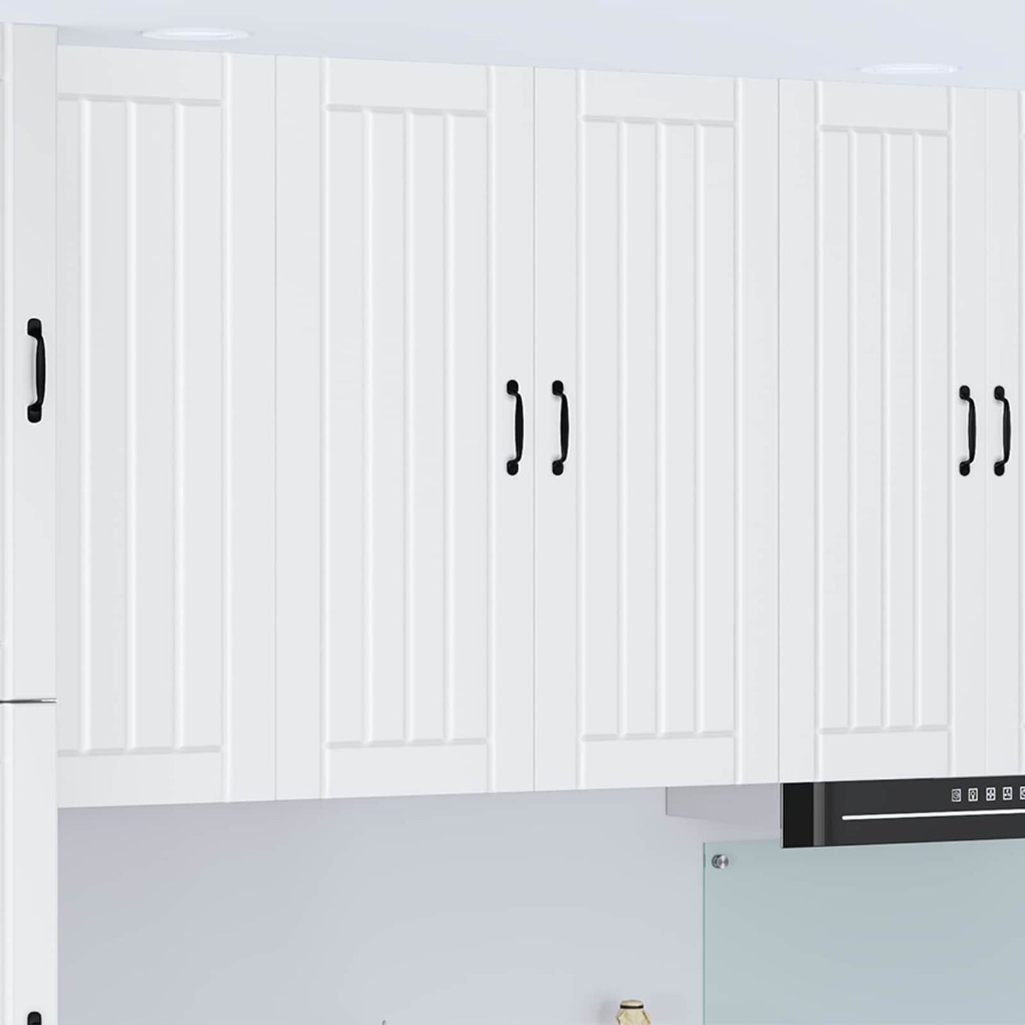 vidaXL Wall Cabinet LUCCA White 80 x 31 x 100 cm Engineered Wood