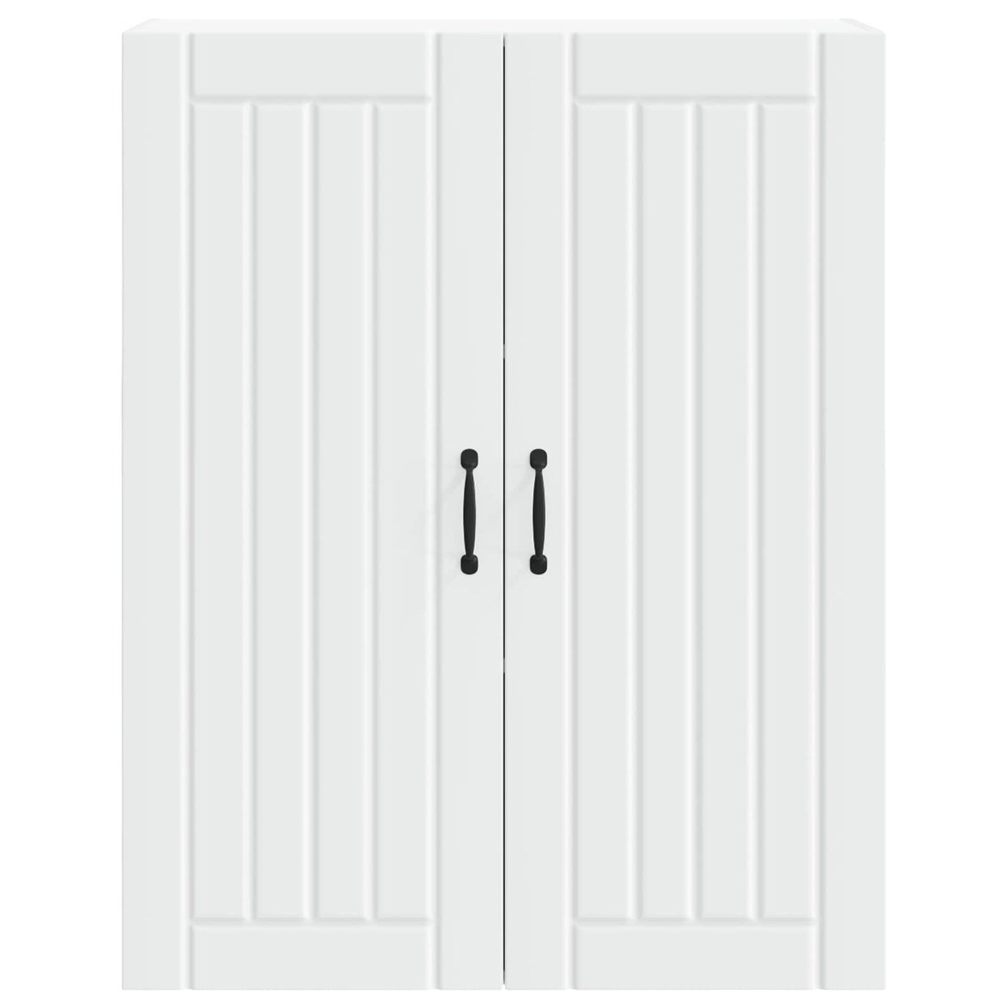 vidaXL Wall Cabinet LUCCA White 80 x 31 x 100 cm Engineered Wood
