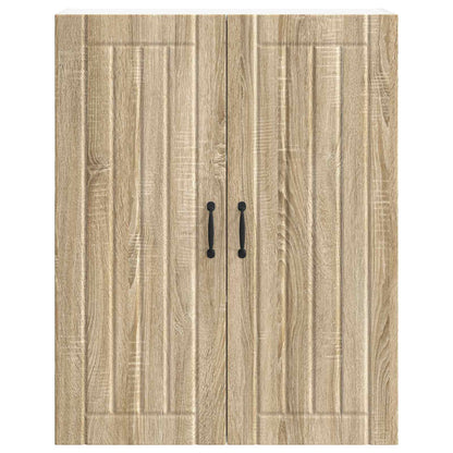 vidaXL Wall Cabinet LUCCA Sonoma Oak 80 x 31 x 100 cm Engineered Wood