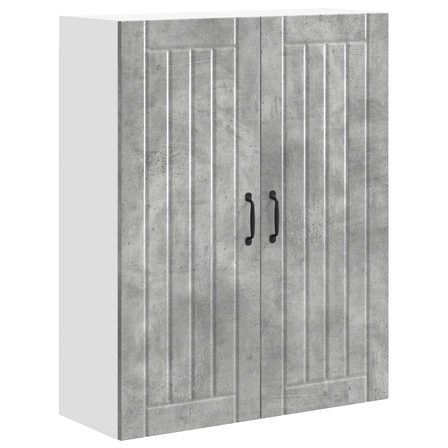 vidaXL Wall Cabinet LUCCA Concrete Grey 80 x 31 x 100 cm