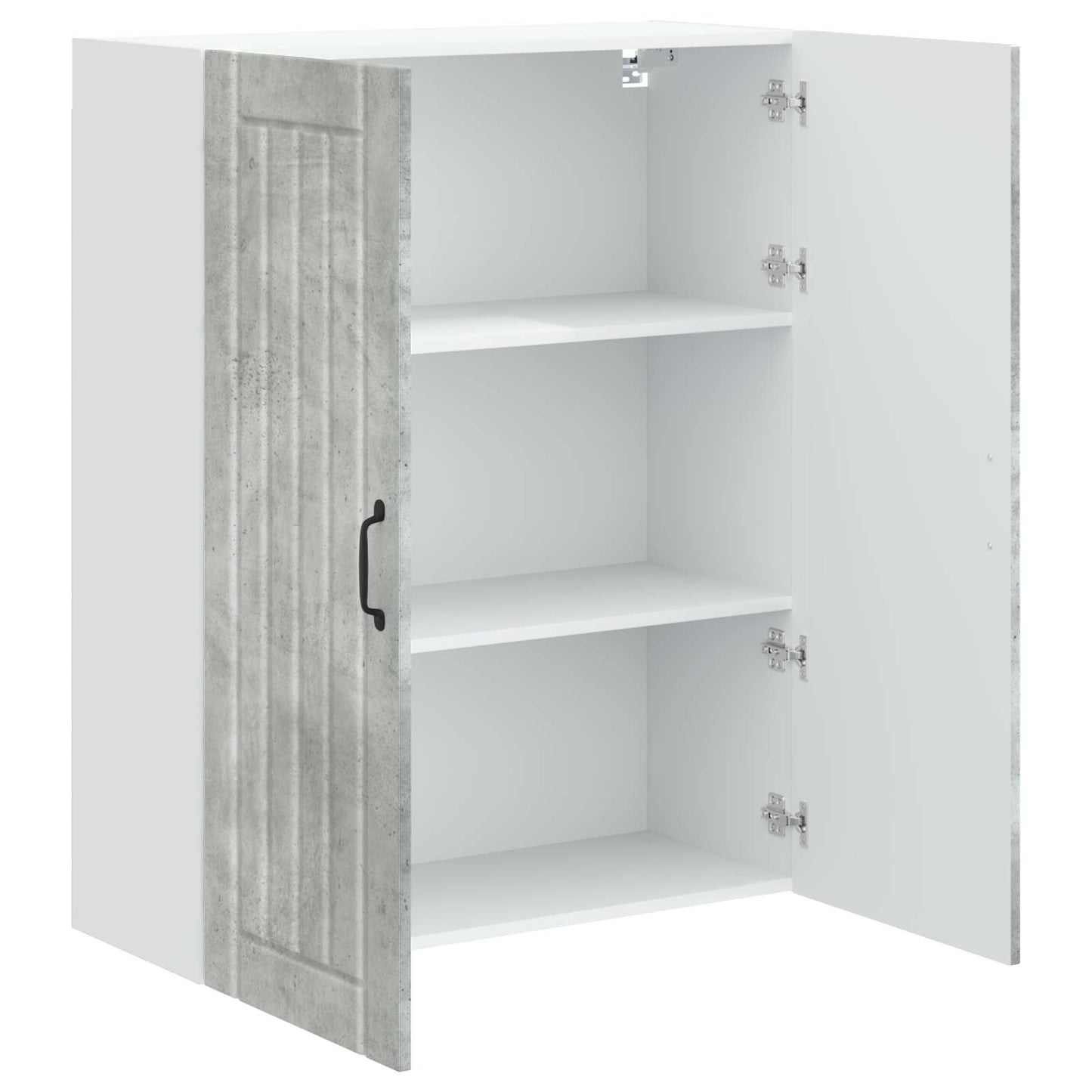 vidaXL Wall Cabinet LUCCA Concrete Grey 80 x 31 x 100 cm