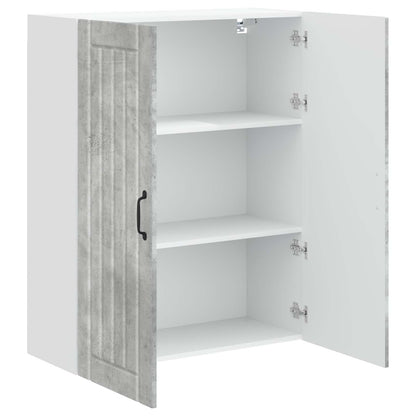 vidaXL Wall Cabinet LUCCA Concrete Grey 80 x 31 x 100 cm