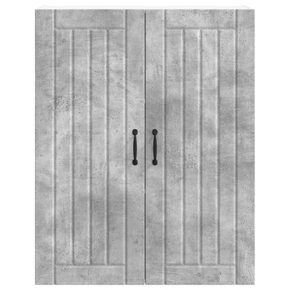 vidaXL Wall Cabinet LUCCA Concrete Grey 80 x 31 x 100 cm