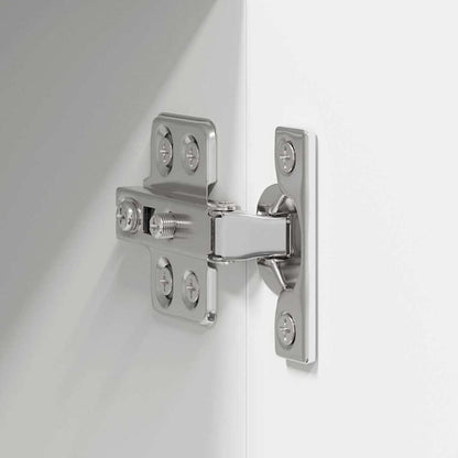 vidaXL Wall Cabinet LUCCA High Gloss White 80 x 31 x 100 cm