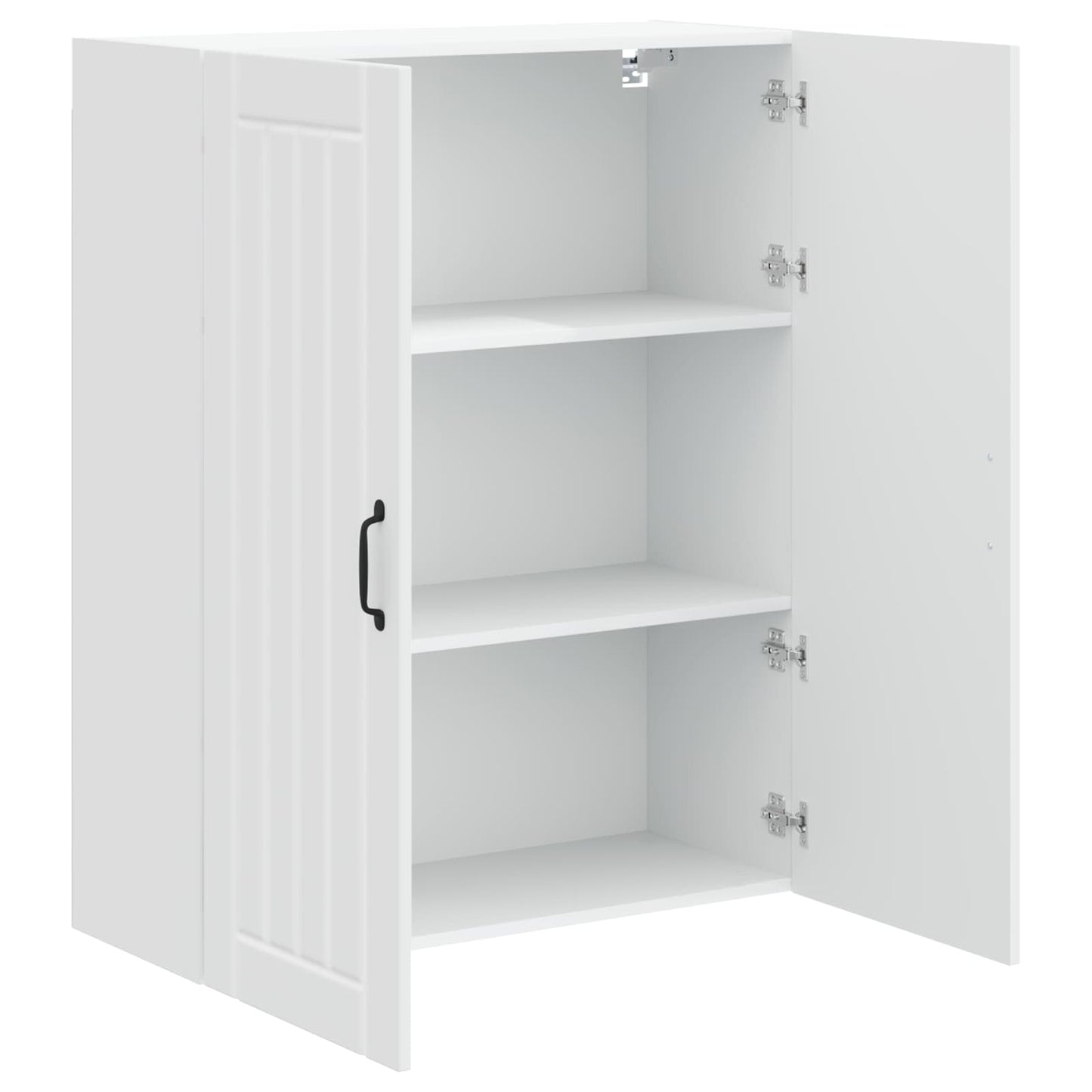 vidaXL Wall Cabinet LUCCA High Gloss White 80 x 31 x 100 cm