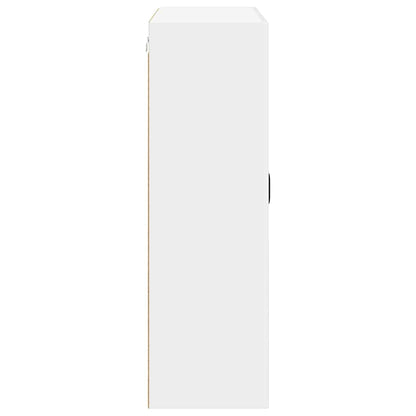 vidaXL Wall Cabinet LUCCA High Gloss White 80 x 31 x 100 cm