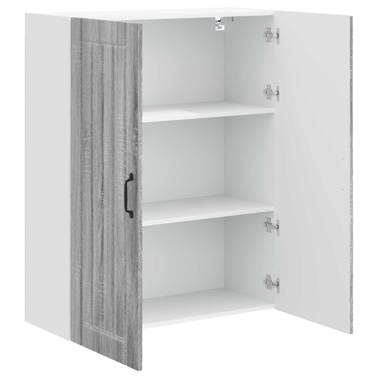 vidaXL Wall Cabinet LUCCA Grey Sonoma 80 x 31 x 100 cm Engineered Wood