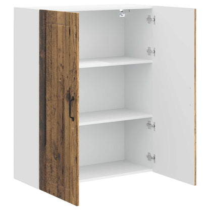 vidaXL Wall Cabinet LUCCA Old Wood 80 x 31 x 100 cm Engineered Wood