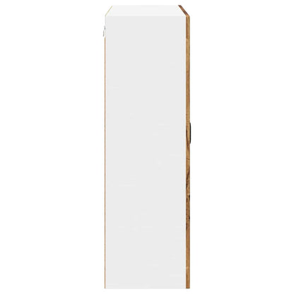 vidaXL Wall Cabinet LUCCA Old Wood 80 x 31 x 100 cm Engineered Wood