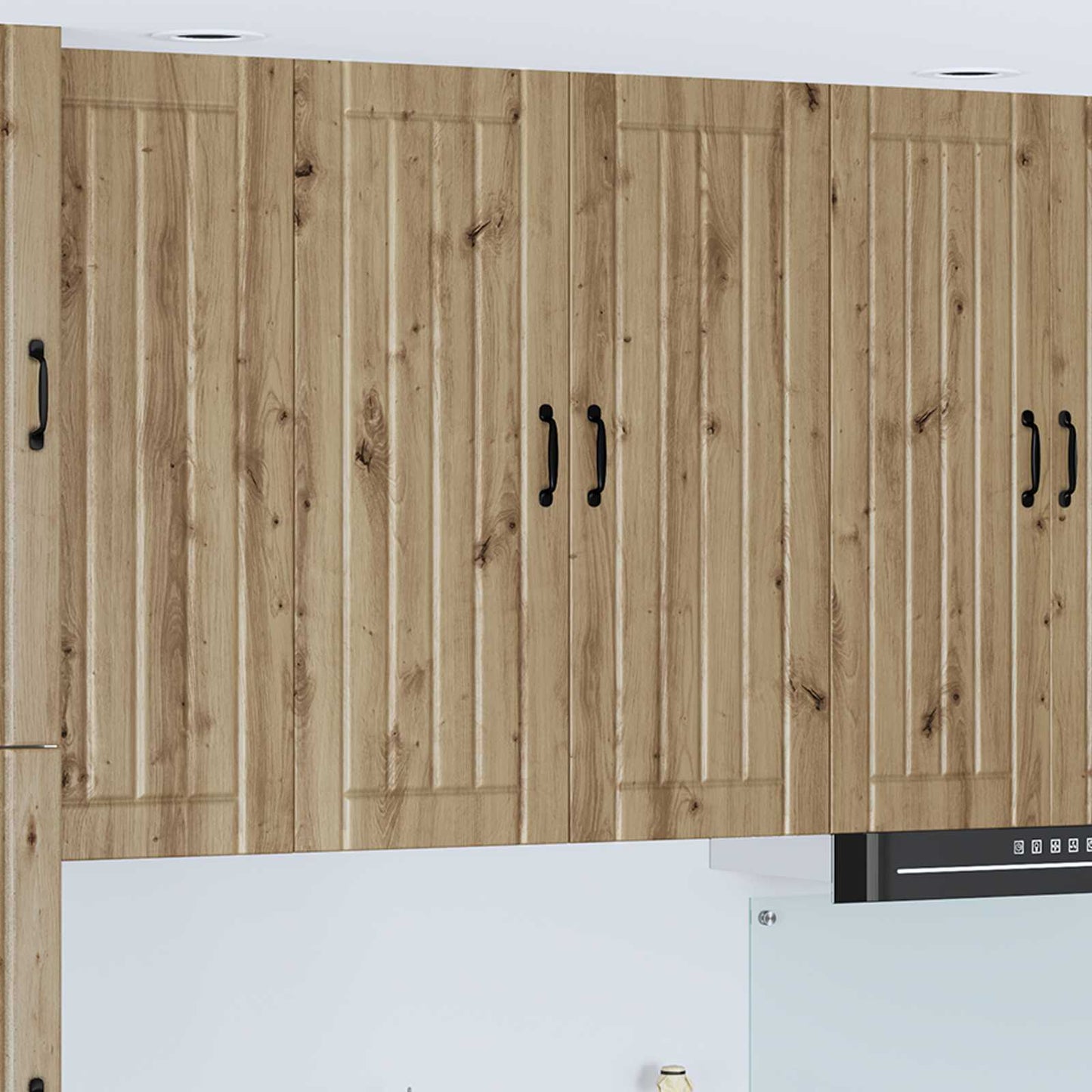 vidaXL Wall Cabinet LUCCA Artisan Oak 80 x 31 x 100 cm Engineered Wood