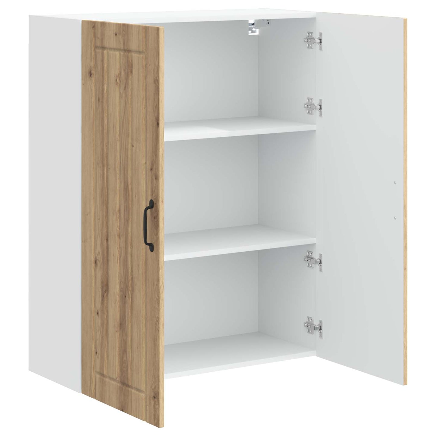 vidaXL Wall Cabinet LUCCA Artisan Oak 80 x 31 x 100 cm Engineered Wood