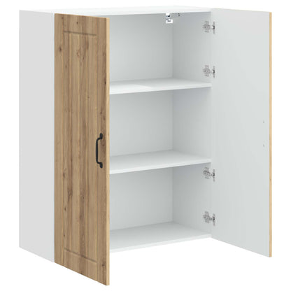vidaXL Wall Cabinet LUCCA Artisan Oak 80 x 31 x 100 cm Engineered Wood