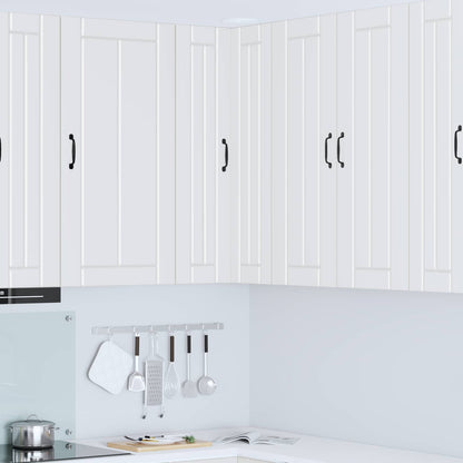 vidaXL Wall Corner Cabinet LUCCA White 57 x 57 x 100 cm