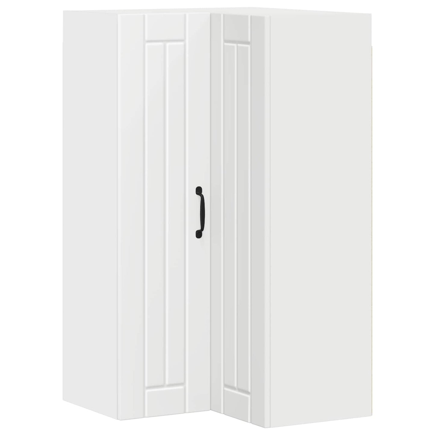 vidaXL Wall Corner Cabinet LUCCA White 57 x 57 x 100 cm
