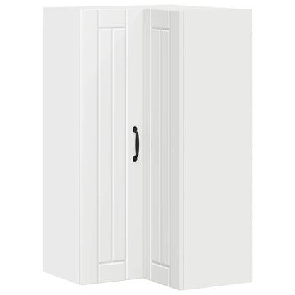 vidaXL Wall Corner Cabinet LUCCA White 57 x 57 x 100 cm