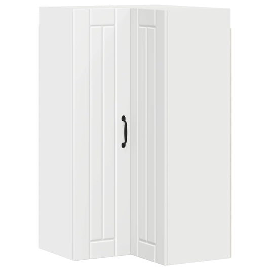 vidaXL Wall Corner Cabinet LUCCA White 57 x 57 x 100 cm